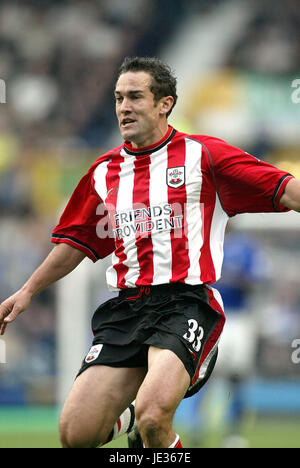 PAUL TELFER SOUTHAMPTON FC GOODISON PARK LIVERPOOL ENGLAND 19. Oktober 2003 Stockfoto