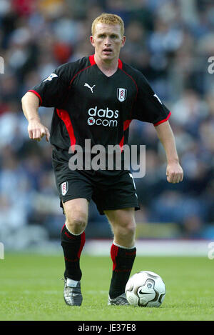 MARK PEMBRIDGE FULHAM FC EWOOD PARK BLACKBURN 28. September 2003 Stockfoto