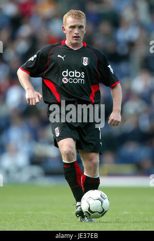 MARK PEMBRIDGE FULHAM FC EWOOD PARK BLACKBURN 28. September 2003 Stockfoto