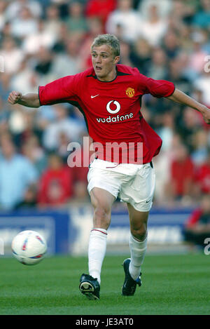 DARREN FLETCHER MANCHESTER UNITED FC BRITANIA Stadion STOKE ENGLAND 13. August 2003 Stockfoto