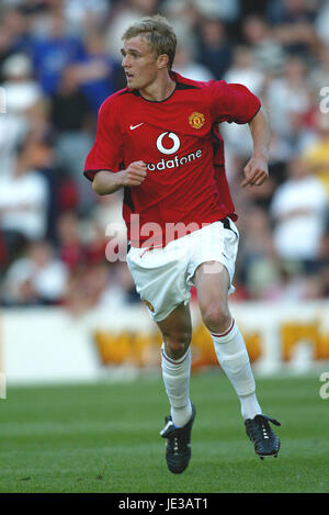 DARREN FLETCHER MANCHESTER UNITED FC BRITANIA Stadion STOKE ENGLAND 13. August 2003 Stockfoto