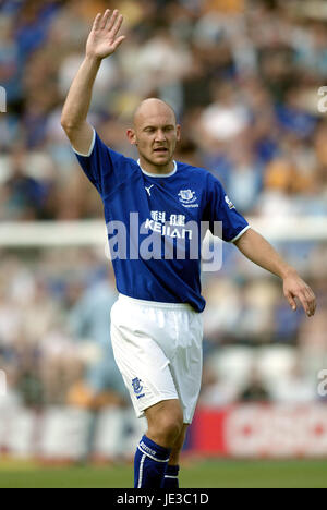 THOMAS GRAVESEN EVERTON FC PRESTON ENGLAND 2. August 2003 Stockfoto