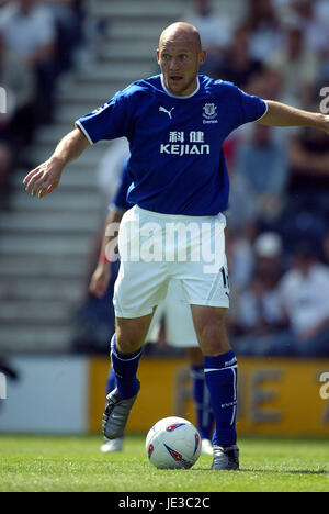 THOMAS GRAVESEN EVERTON FC PRESTON ENGLAND 2. August 2003 Stockfoto