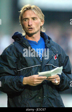 CHRIS Messing YORK CITY Spielertrainer BOOTHAM CRESCENT YORK ENGLAND 23. Juli 2003 Stockfoto