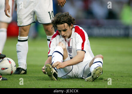 OWEN HARGREAVES ENGLAND V Slowakei RIVERSIDE STADIUM MIDDLESBROUGH ENGLAND 11. Juni 2003 Stockfoto