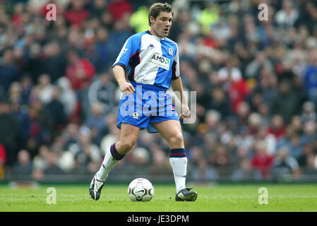 DAVID DUNN BLACKBURN ROVERS FC OLD TRAFFORD MANCHESTER 19. April 2003 Stockfoto