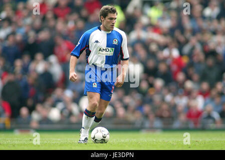 DAVID DUNN BLACKBURN ROVERS FC OLD TRAFFORD MANCHESTER 19. April 2003 Stockfoto