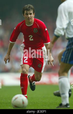 JOHN OSTER WALES & SUNDERLAND FC MILLENNIUM Stadion CARDIFF WALES 29. März 2003 Stockfoto