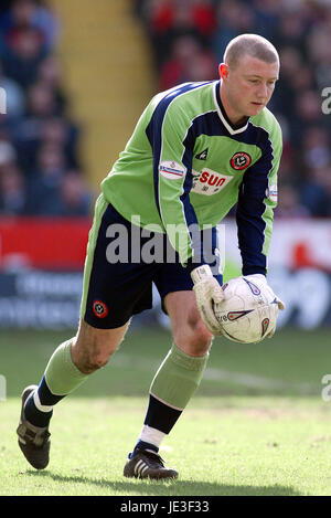 PADDY KENNY SHEFFIELD UNITED FC BRAMALL LANE SHEFFIELD ENGLAND 9. März 2003 Stockfoto