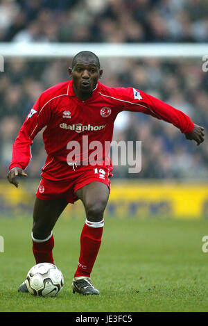 GEREMI MIDDLESBROUGH FC RIVERSIDE STADIUM MIDDLESBROUGH ENGLAND 1. März 2003 Stockfoto