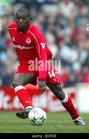 GEREMI MIDDLESBROUGH FC RIVERSIDE STADIUM MIDDLESBROUGH ENGLAND 1. März 2003 Stockfoto