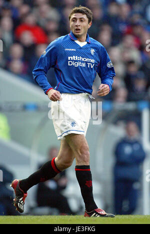 SHOTA ARVELADZE GLASGOW RANGERS FC IBROX GLASGOW 15. Februar 2003 Stockfoto