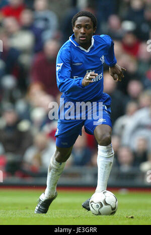 CELESTINE BABAYARO CHELSEA FC OLD TRAFFORD MANCHESTER 18. Januar 2003 Stockfoto