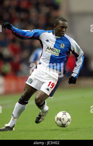 DWIGHT YORKE BLACKBURN ROVERS FC Stadion von leichten SUNDERLAND 11. Januar 2003 Stockfoto