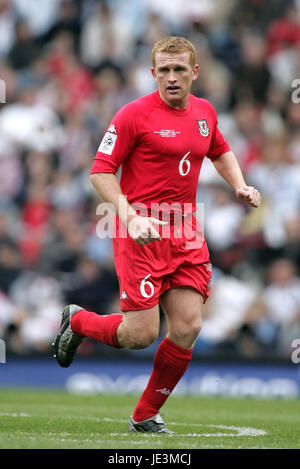 Markieren Sie PEMBRIDGE WALES & EVERTON FC OLD TRAFFORD MANCHESTER ENGLAND 9. Oktober 2004 Stockfoto