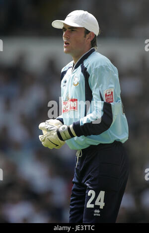 LEE CAMP DERBY COUNTY FC ELLAND ROAD LEEDS ENGLAND 7. August 2004 Stockfoto