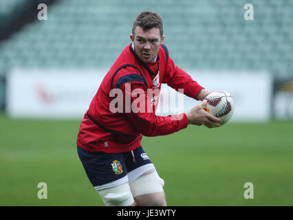 Britische und irische Löwen Peter O'Mahony während des Trainings im QBE-Stadion, Auckland. Stockfoto