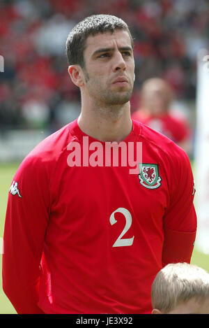 MARK DELANEY WALES & ASTON VILLA FC Rennbahn FROUND WREXHAM WALES 30. Mai 2004 Stockfoto