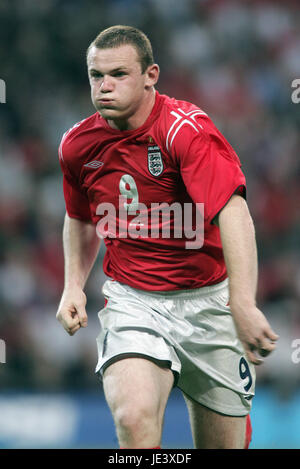 WAYNE ROONEY, England und FC Everton, England V JAPAN, 2004 Stockfoto
