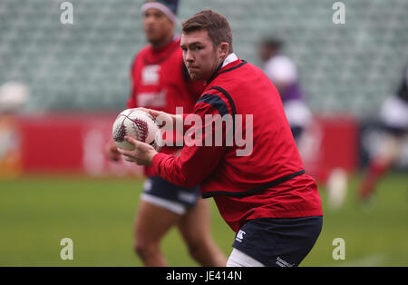 Britische und irische Löwen Peter O'Mahony während des Trainings im QBE-Stadion, Auckland. Stockfoto