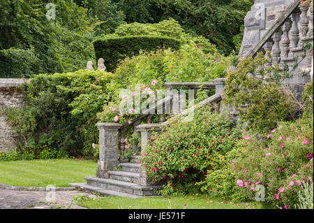 Ffynone Mansion, Boncath, Pembrokeshire, Wales, UK. Durch die Lloyd George in Familienbesitz Stockfoto