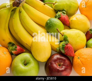 Sortierte Obst Hintergrund Stockfoto
