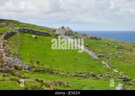 Gweedore (offiziell bekannt durch seinen Namen der irischen Sprache, Gaoth Dobhair, eine Irisch-sprachigen Gemeinde befindet sich auf der atlantischen Küste der Grafschaft Donegal, Ire Stockfoto