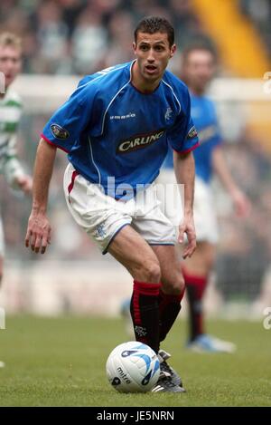 BRAHIM HEMDANI GLASGOW RANGERS FC CELTIC PARK GLASGOW Schottland 19. November 2005 Stockfoto