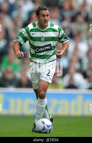 PAUL TELFER GLASGOW CELTIC FC PARK Kopf Stadion CELTIC PARK GLASGOW 15. Oktober 2005 Stockfoto