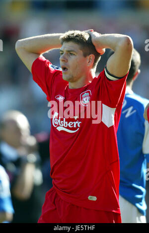 STEVEN GERRARD LIVERPOOL FC ST ANDREWS BIRMINGHAM ENGLAND 24. September 2005 Stockfoto