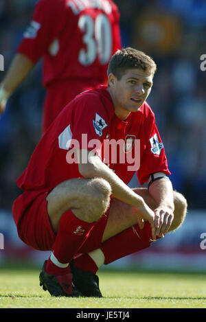 STEVEN GERRARD LIVERPOOL FC ST ANDREWS BIRMINGHAM ENGLAND 24. September 2005 Stockfoto