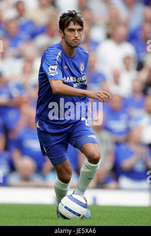 PAULO FERREIRA CHELSEA FC STAMFORD BRIDGE CHELSEA LONDON ENGLAND 21. August 2005 Stockfoto