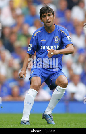 PAULO FERREIRA CHELSEA FC STAMFORD BRIDGE CHELSEA LONDON ENGLAND 21. August 2005 Stockfoto