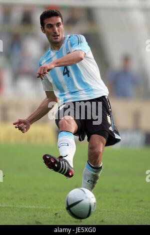 LIONEL SCALONI Argentinien PUSKAS FERENC STADION BUDAPEST Ungarn 17. August 2005 Stockfoto