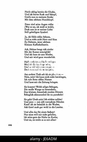 Das Bild stammt aus dem 4. Band der Busch Werke, Seite 444, mit einem bestimmten Kunstwerk oder einer Illustration als Teil der größeren Werkreihe des Künstlers. Stockfoto