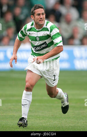 PAUL TELFER GLASGOW CELTIC FC FIR PARK MOTHERWELL Schottland 30. Juli 2005 Stockfoto