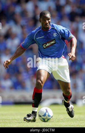 MARVIN ANDREWS GLASGOW RANGERS FC IBROX STADIUM GLASGOW Schottland 31. Juli 2005 Stockfoto