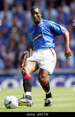 MARVIN ANDREWS GLASGOW RANGERS FC IBROX STADIUM GLASGOW Schottland 31. Juli 2005 Stockfoto