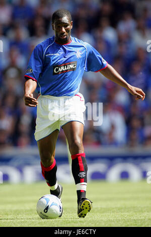 MARVIN ANDREWS GLASGOW RANGERS FC IBROX STADIUM GLASGOW Schottland 31. Juli 2005 Stockfoto