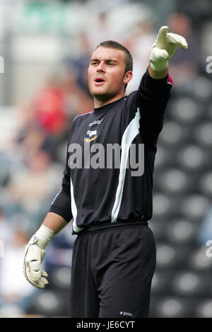 LEE CAMP DERBY COUNTY FC PRIDE PARK DERBY ENGLAND 23. Juli 2005 Stockfoto