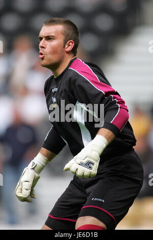 LEE CAMP DERBY COUNTY FC PRIDE PARK DERBY ENGLAND 23. Juli 2005 Stockfoto