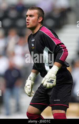 LEE CAMP DERBY COUNTY FC PRIDE PARK DERBY ENGLAND 23. Juli 2005 Stockfoto