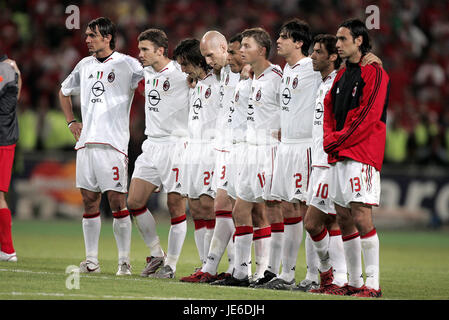 AC MILAN Spieler AC MILAN V LIVERPOOL ISTANBUL Türkei 25. Mai 2005 Stockfoto