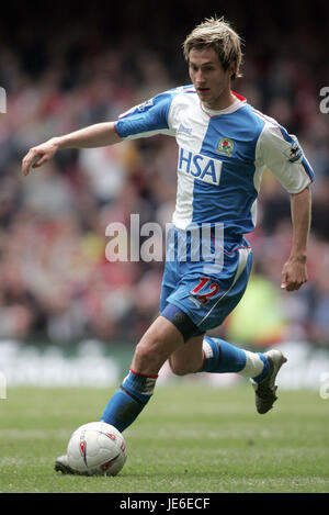 MORTEN GAMST PEDERSEN BLACKBURN ROVERS FC MILLENNIUM Stadion CARDIFF WALES 16. April 2005 Stockfoto