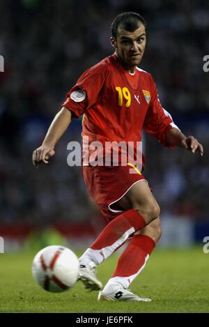 GORAN PANDEV Mazedonien OLD TRAFFORD MANCESTER ENGLAND 7. Oktober 2006 Stockfoto