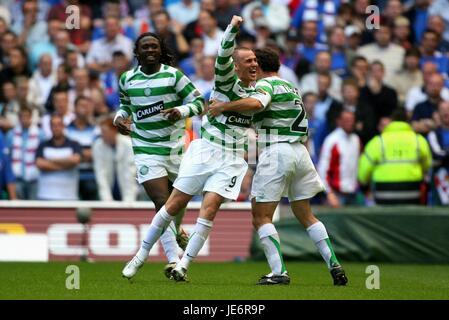 E SNO K MILLER & PAUL TELFER keltische V PARK RANGERS CELTIC GLASGOW Schottland 23. September 2006 Stockfoto