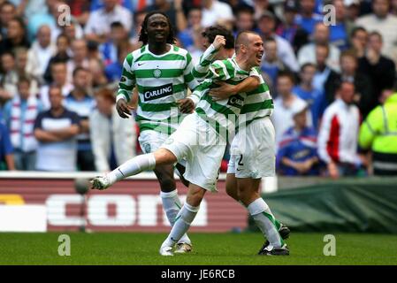 MILLER K & P TELFER keltische V PARK RANGERS CELTIC GLASGOW Schottland 23. September 2006 Stockfoto