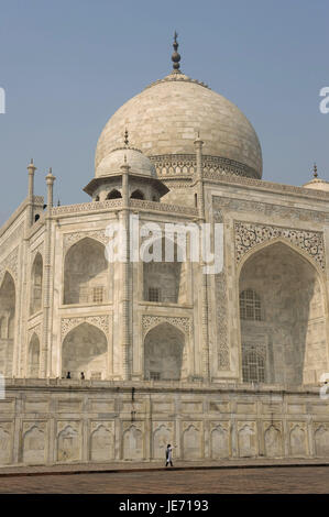 Indien, Agra, Uttar Pradesh, das Taj Mahal, Stockfoto