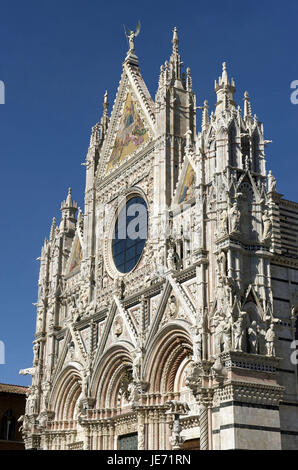 Italien, Toskana, Siena, Dom, Stockfoto