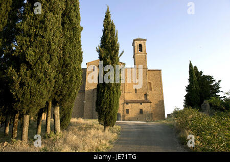 Italien, Toskana, Val di Cecina, Volterra, die Kirche San Giusto, Stockfoto